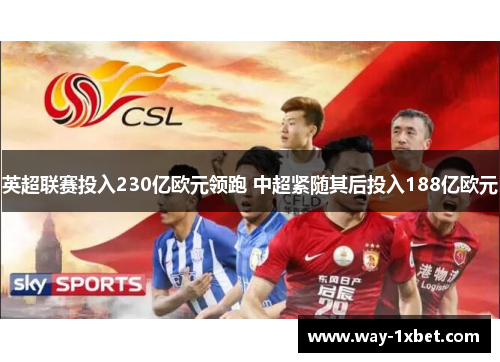 英超联赛投入230亿欧元领跑 中超紧随其后投入188亿欧元